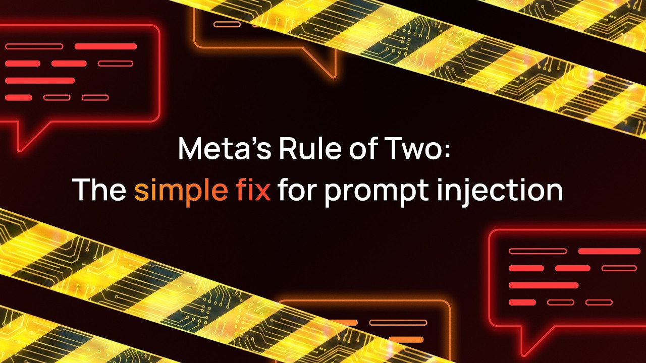 Meta’s Rule of Two: The Simple Fix for Prompt Injection