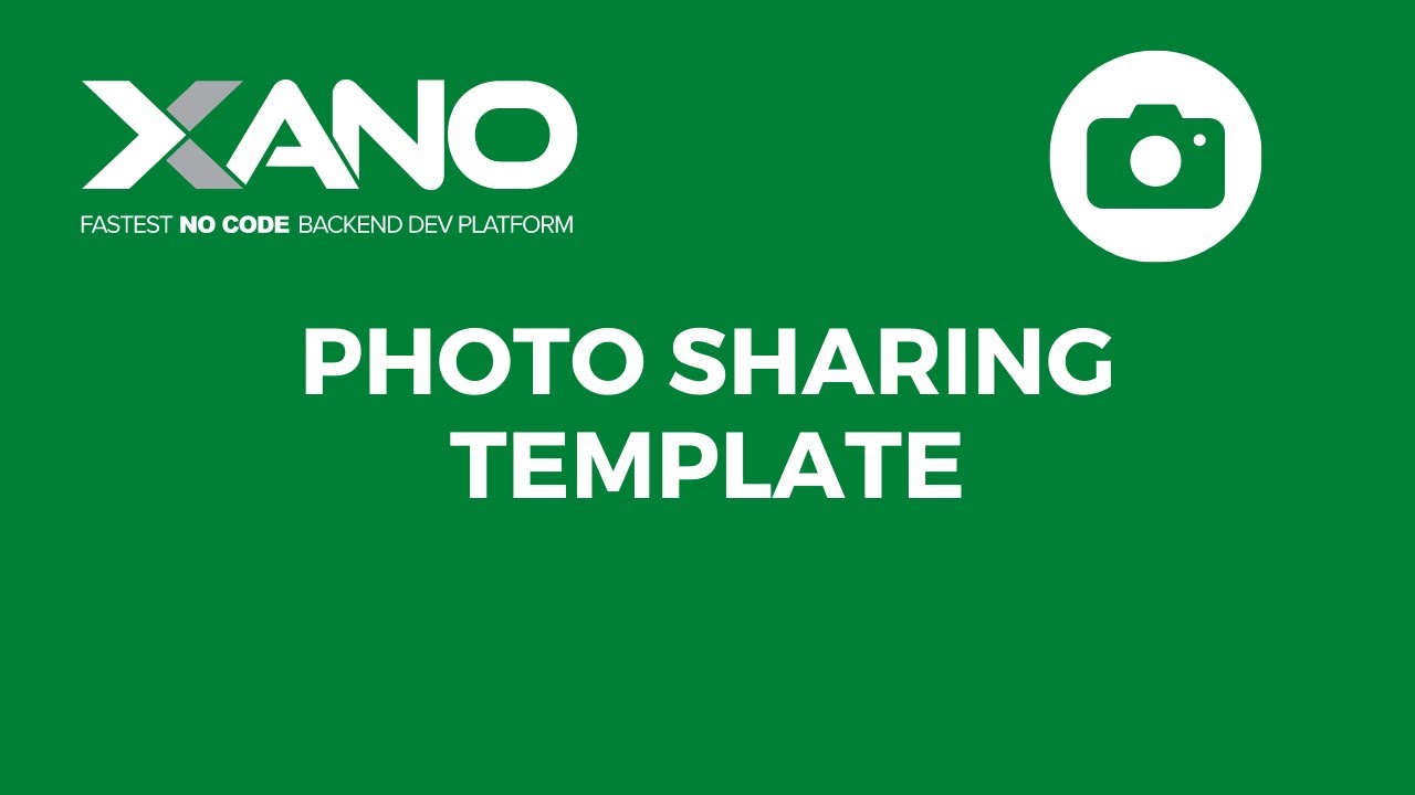 Photo Sharing Template