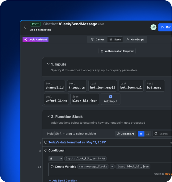 The backend built for <span class="text-gradient purple-blue">visual development</span>.